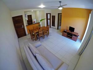 TV a/nebo společenská místnost v ubytování Aquaville Apart Hotel