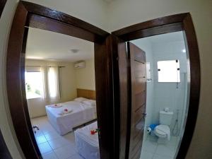 Koupelna v ubytování Aquaville Apart Hotel