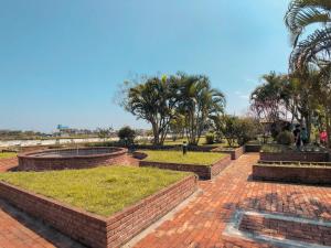 Jardín al aire libre en Chun Feng Cao Tang Homestay