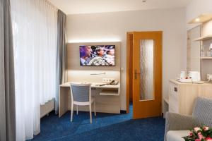 TV/Unterhaltungsangebot in der Unterkunft Hotel Seeschwalbe