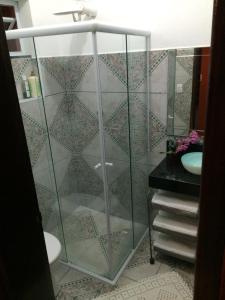 Ванная комната в Aconchego e conforto em Joanópolis