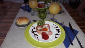 Comida no cama e café (B&B) ou em algum lugar perto