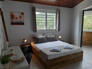 Llit o llits en una habitació de Villa Clémence