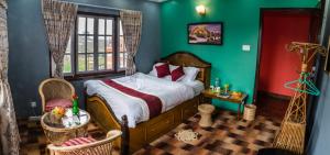 Postel nebo postele na pokoji v ubytování Homestay Nepal