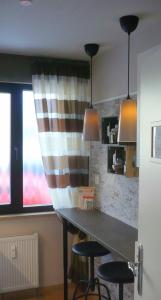 Kuchyň nebo kuchyňský kout v ubytování Privatzimmer Spahn in Mühlheim