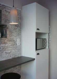 Kuchyň nebo kuchyňský kout v ubytování Privatzimmer Spahn in Mühlheim