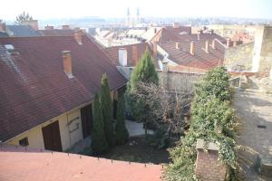 A general view of Eger or a view of the city taken from Az apartmant