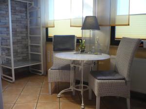 Posezení v ubytování Privatzimmer Spahn in Mühlheim