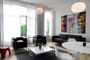 Posezení v ubytování Leopold5 Luxe-Design Apartment