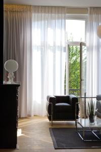 Posezení v ubytování Leopold5 Luxe-Design Apartment