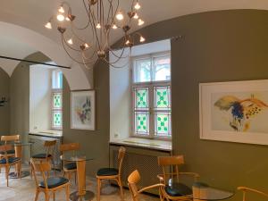 Oleskelutila majoituspaikassa Hotel Csejtei