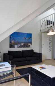 Posezení v ubytování Leopold5 Luxe-Design Apartment