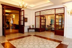 Ο χώρος του λόμπι ή της ρεσεψιόν στο Dhavara Boutique Hotel