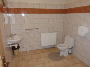 Koupelna v ubytování HOTEL STAŘÍČ