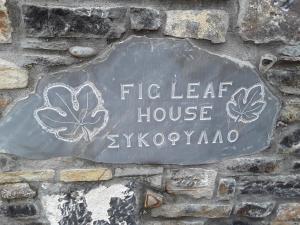 Certifikát, hodnocení, plakát nebo jiný dokument vystavený v ubytování Fig Leaf House