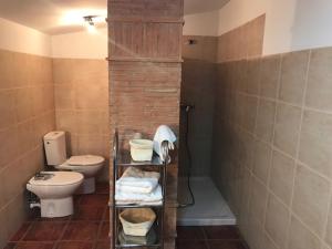 Koupelna v ubytování Hotel Patri