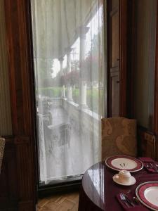 Dining area in a panziókat