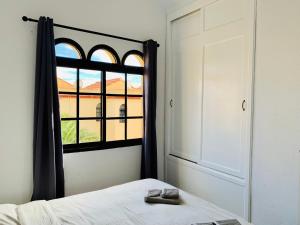 Ένα ή περισσότερα κρεβάτια σε δωμάτιο στο Vacation House La Cebada
