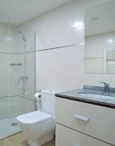 Salle de bains dans l'établissement Apartamento Estella-Lizarra