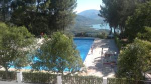 A view of the pool at La Casa de la Abuela Clotilde or nearby