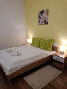 Posteľ alebo postele v izbe v ubytovaní Apartman Zelengaj