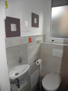 Kúpeľňa v ubytovaní Apartman Zelengaj
