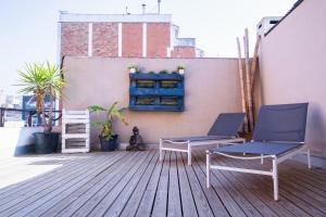 Balkón alebo terasa v ubytovaní Barcelona - Loft Paseo de gracia