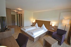 TV a/nebo společenská místnost v ubytování Hotel Spechtshaardt