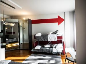 Voodi või voodid majutusasutuse Carlotta Station Suite toas
