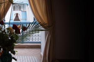 Balkón nebo terasa v ubytování Riad Assala