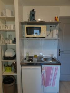 Köök või kööginurk majutusasutuses Le Petit Terminus - GARE SNCF
