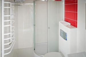 Koupelna v ubytování Hotel Podkowa + 22 fotografií