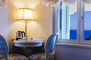 Coffee and tea making facilities at Hotel De Paris Sanremo