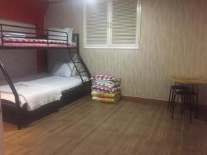 Postel nebo postele na pokoji v ubytování K Motel