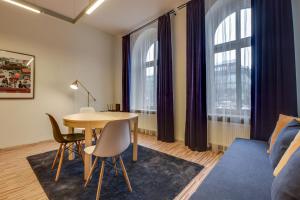 Posezení v ubytování Apartamenty Mickiewicza - Superior Suites Katowice
