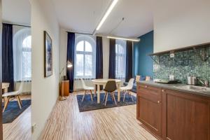 Posezení v ubytování Apartamenty Mickiewicza - Superior Suites Katowice