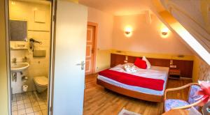 Postel nebo postele na pokoji v ubytování Villa Wilisch