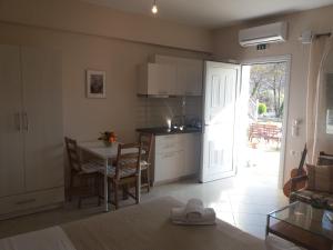 Kuchyň nebo kuchyňský kout v ubytování Dimitriou Rooms
