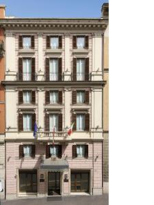 a rendering of the front of a building at Stendhal Hotel in Rome