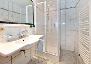 Koupelna v ubytování Wellness- und Wohlfühlhotel Waldeck