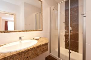 Koupelna v ubytování Wellness- und Wohlfühlhotel Waldeck