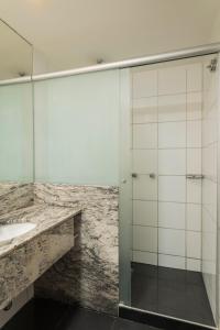 Koupelna v ubytování Hotel Luzeiros Fortaleza