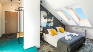 Posteľ alebo postele v izbe v ubytovaní Camera Apartments