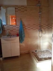 Koupelna v ubytování The Wooden House