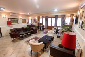 Istumisnurk majutusasutuses Art Garni Hotel