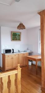 Kuchyňa alebo kuchynka v ubytovaní Apartamenty Drewniany Dom
