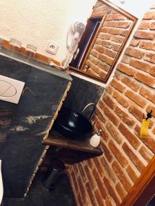 Koupelna v ubytování Hotel Sokolský Dům