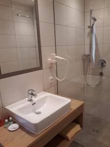 Kupatilo u objektu Hotel Jagdhof