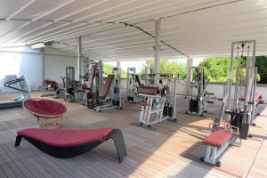 Fitnesscentret og/eller fitnessfaciliteterne på Il Tridente Camping Village