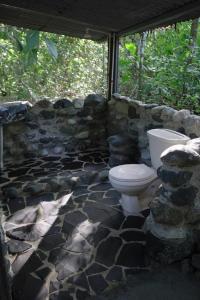 Ванная комната в Los Mineros Guesthouse